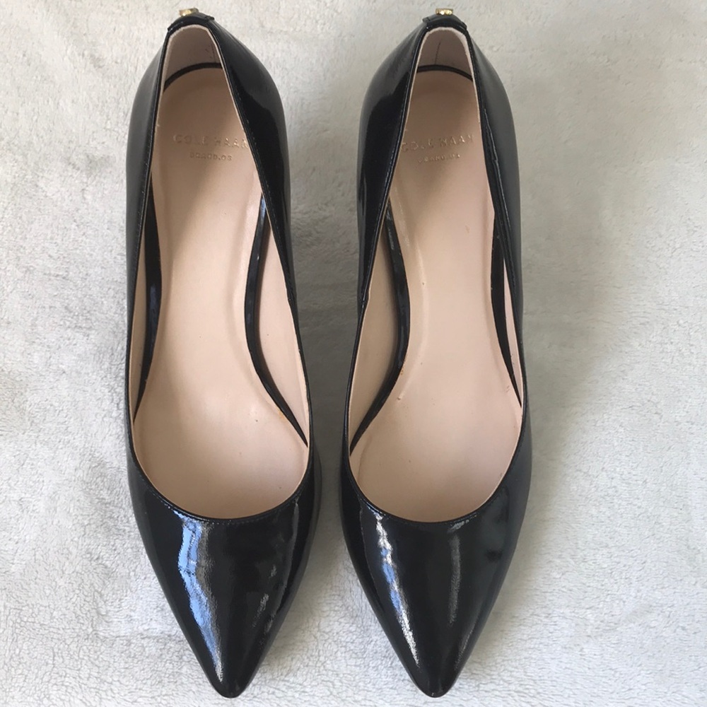 Cole Haan Grand OS black pointed Heels Size 8 - Picture 1 of 7